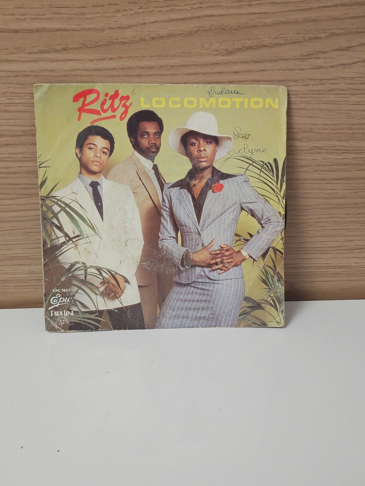Vintage disque vinyle 45 tours Ritz ancien rétro collection musique occasion