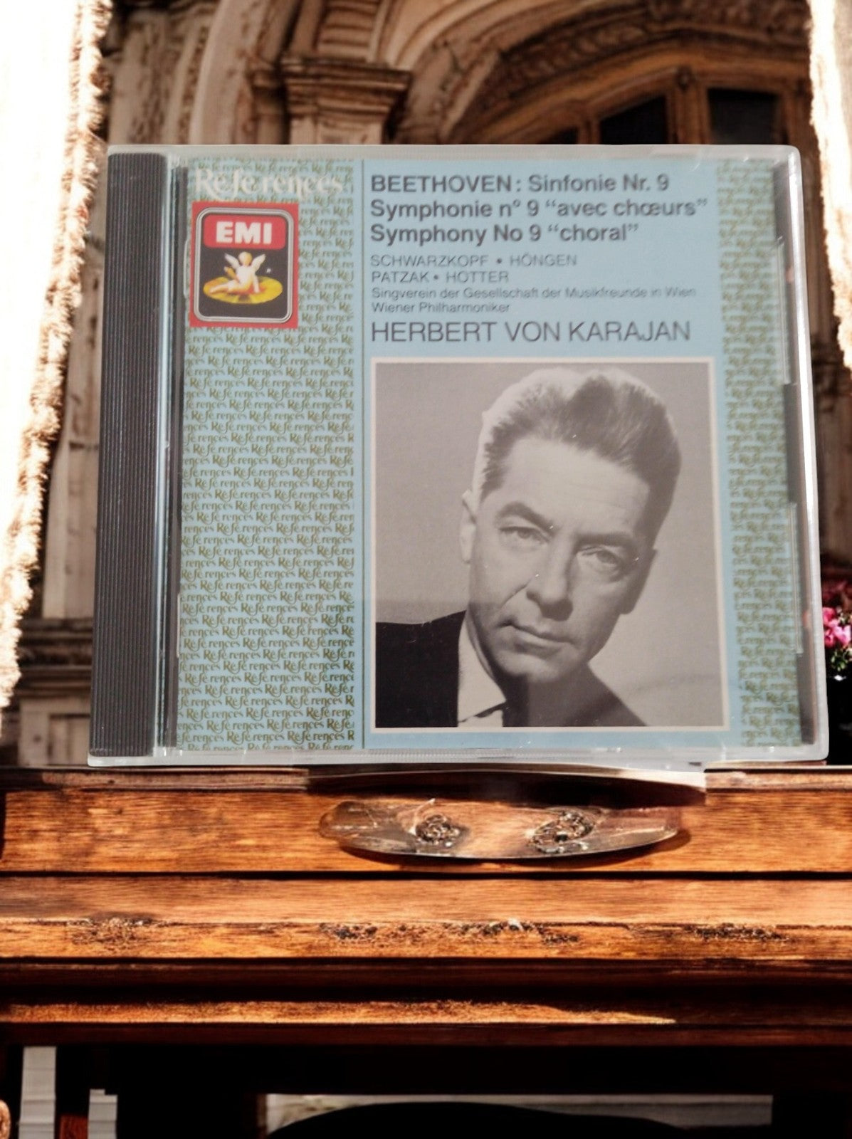 CD Beethoven Symphonie n°9 EMI Herbert von Karajan musique classique chœurs