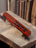 Wagon citerne HO Jouef orange ancien, SNCF, train miniature vintage rétro