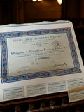 Action obligation Distillerie Moderne d'Auffay 1920s ancien titre papier financi
