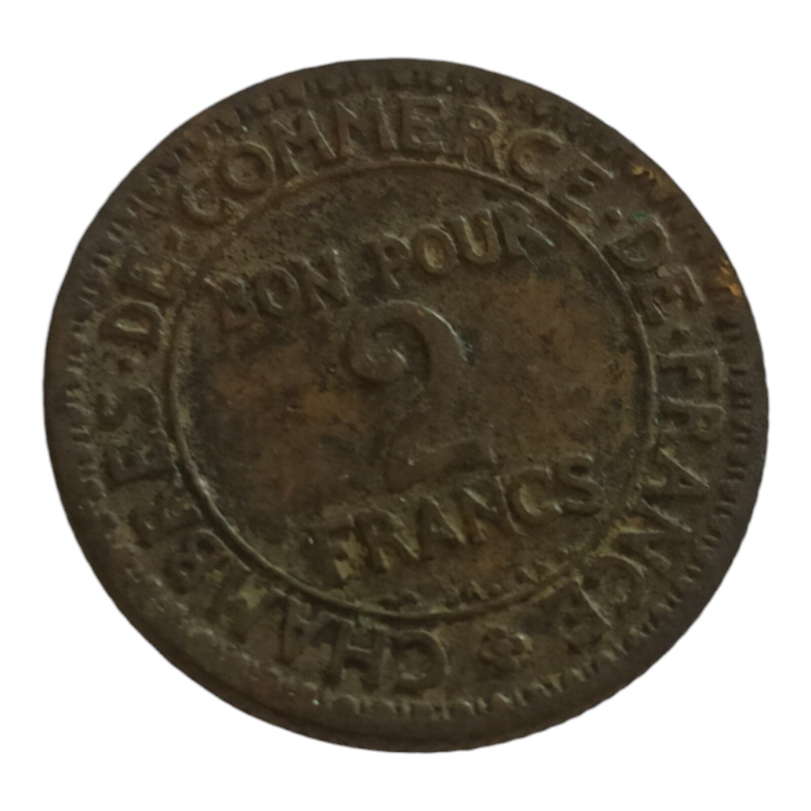 Billet Chambre Des Commerces 1926 2 Francs - Rare Pièce Historique!