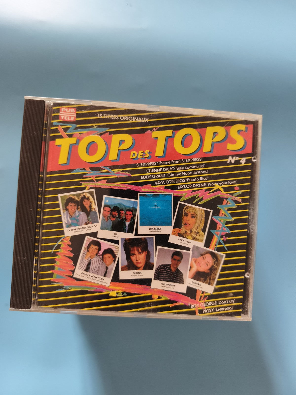 CD compilation Top des Tops musique variée grandes chansons succès français