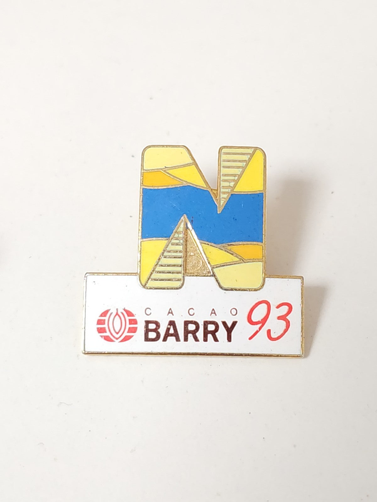 Pin's vintage ancien Cacao Barry collection publicitaire rétro rare France
