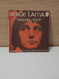 Vinyle ancien 45 tours rétro Serge Lama chanson française vintage collection