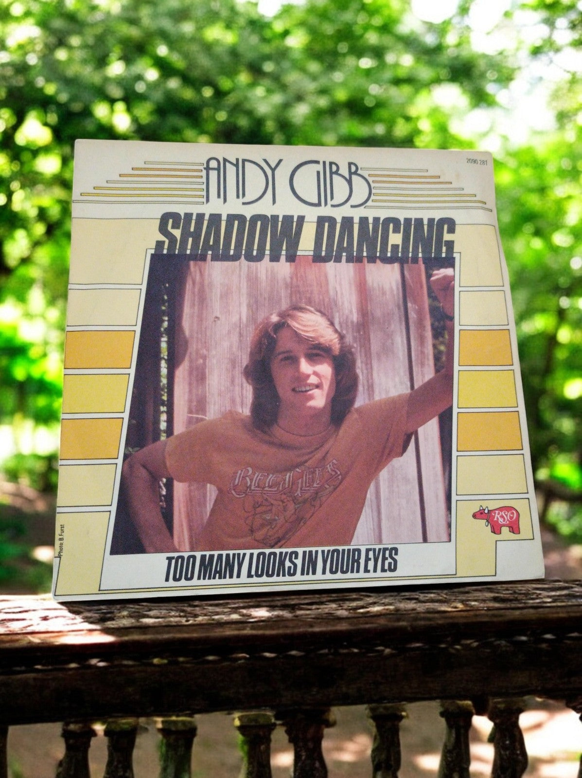 Vinyle 45 tours Andy Gibb Shadow Dancing RSO vintage pop années 70