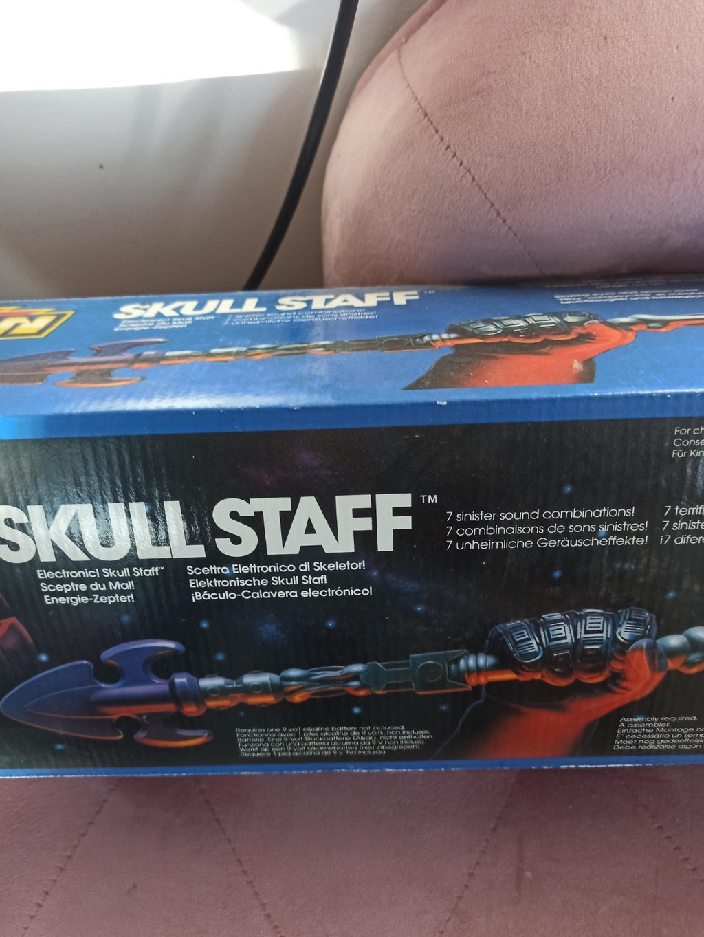 Bâton électronique He-Man Skull Staff Skeletor Mattel neuf en boîte