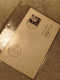Lettre affranchie Suède 1955 timbre 10 öre Stockholm philatélie (Ref 27)