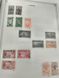 Timbres Ethiopie anciens oblitérés, lot philatélie Afrique estampillés
