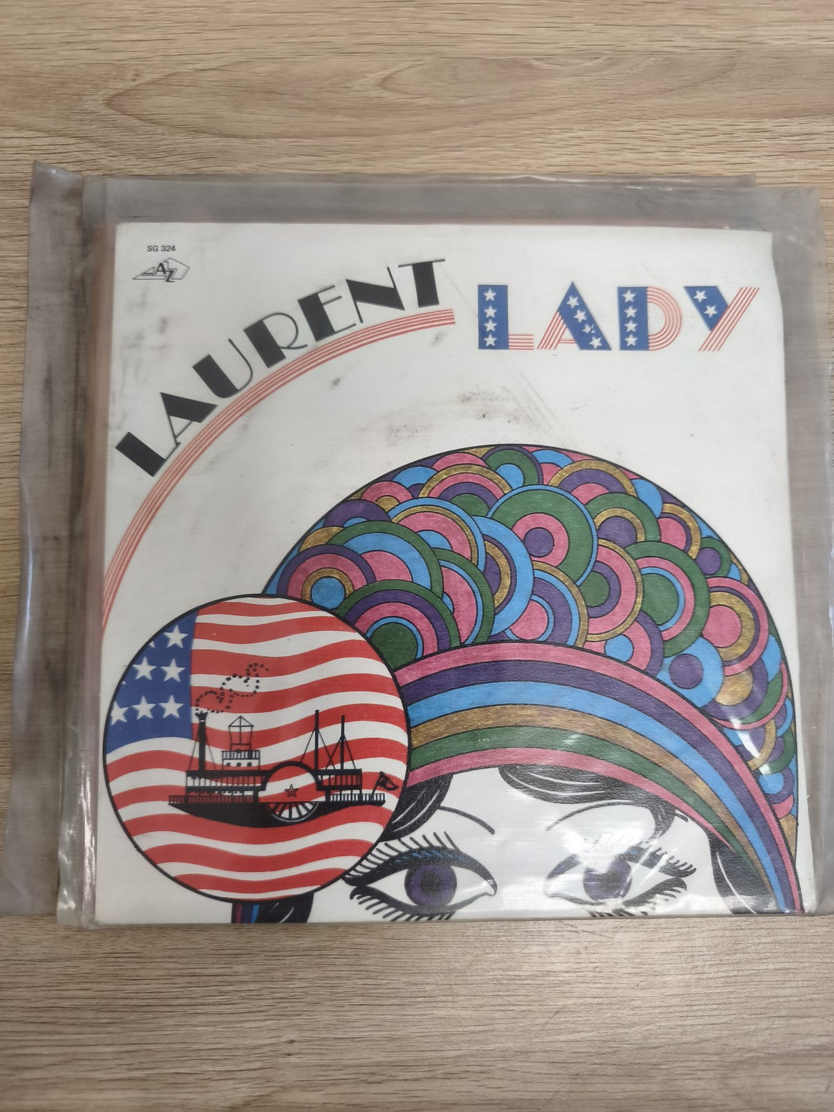Vinyle 45 tours LAURENT LADY pochette illustrée couleurs SG 324 d'occasion