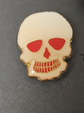 Pin's ancien tête de mort vintage rétro collection badge skull old school rare