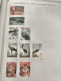 Timbres Congo République animaux oiseaux sports lot philatélie