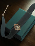 Collier ancien fantaisie rétro, bijou vintage d?occasion pour collectionneur