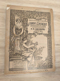 Ancien livre partitions chant classique Gevaert, couverture illustrée, édition L