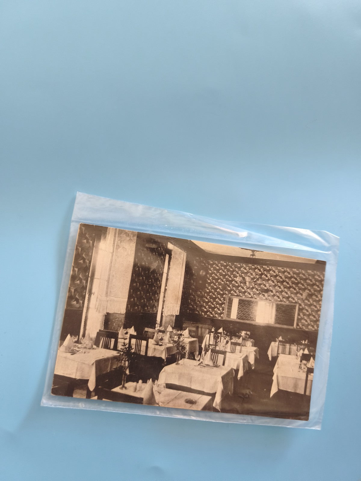 Carte postale vintage ancienne restaurant rétro collection gastronomie française