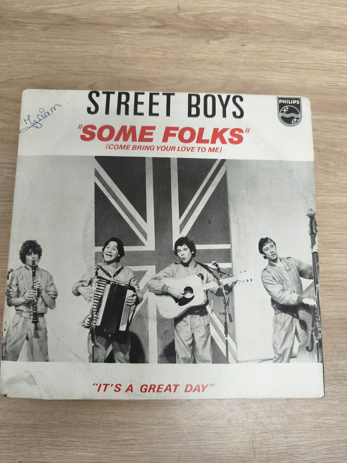 Vinyle 45 tours STREET BOYS Some Folks / It's a Great Day Philips pochette UK
