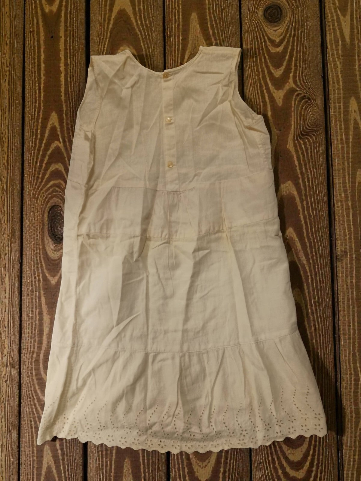 Robe vintage brodée petite taille années 1920 ancienne rétro collection femme