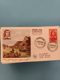 Enveloppe premier jour Champlain 1956 FDC illustration Québec timbre France