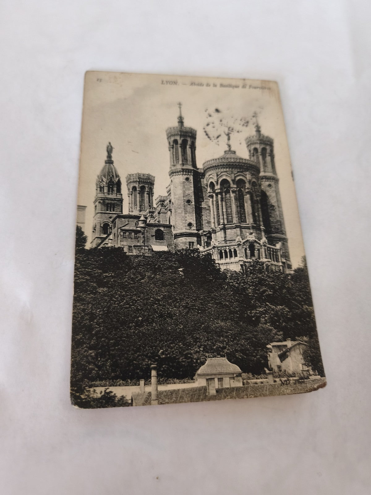 Carte postale ancienne vintage Lyon rare collection rétro ville Rhône France
