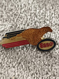 Pin's Esso guépard vintage années 90 logo émaillé publicitaire (Ref 5)