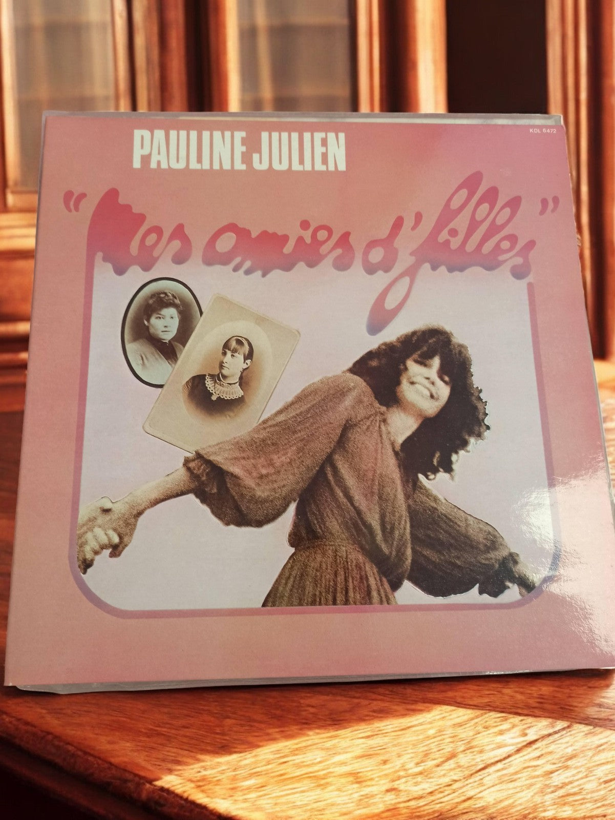 Vinyle 33 tours Pauline Julien Mes amies d’filles rétro ancien LP vintage
