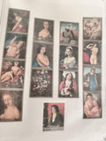 Timbres anciens Paraguay peintures œuvres d’art philatélie vintage