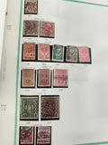 Lot timbres Autriche oblitérés XIXe-XXe philatélie, motifs variés, couleurs