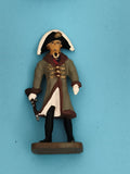 Figurine plomb officier Empire uniforme gris ancien soldat Napoléon vintage
