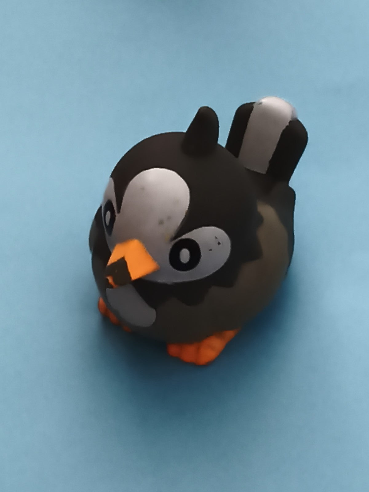 Marionnette doigt Pokémon Starly jouet figurine caoutchouc gris orange