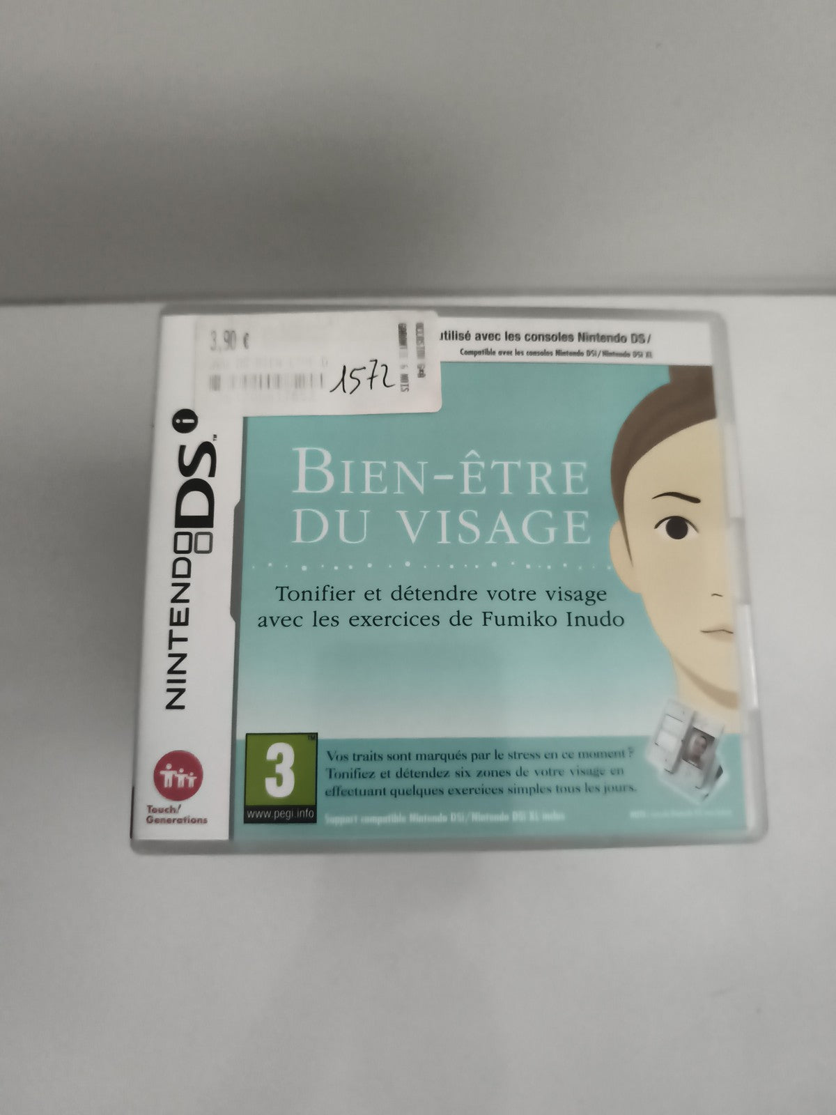 Jeu Nintendo DS Bien-être du visage Fumiko Inudo, Touch! Generations