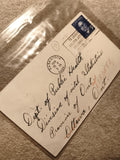 Lettre ancienne Canada 1961 timbre George VI enveloppe manuscrite Saskatoon Phil