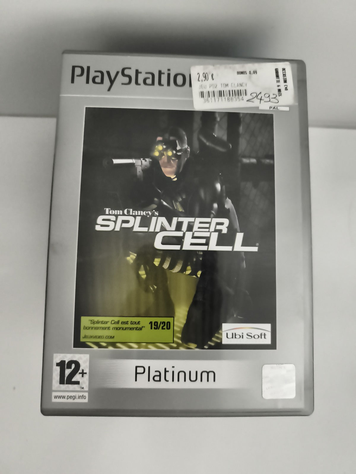 Jeu PlayStation Splinter Cell Platinum, Tom Clancy, Ubi Soft, version PAL