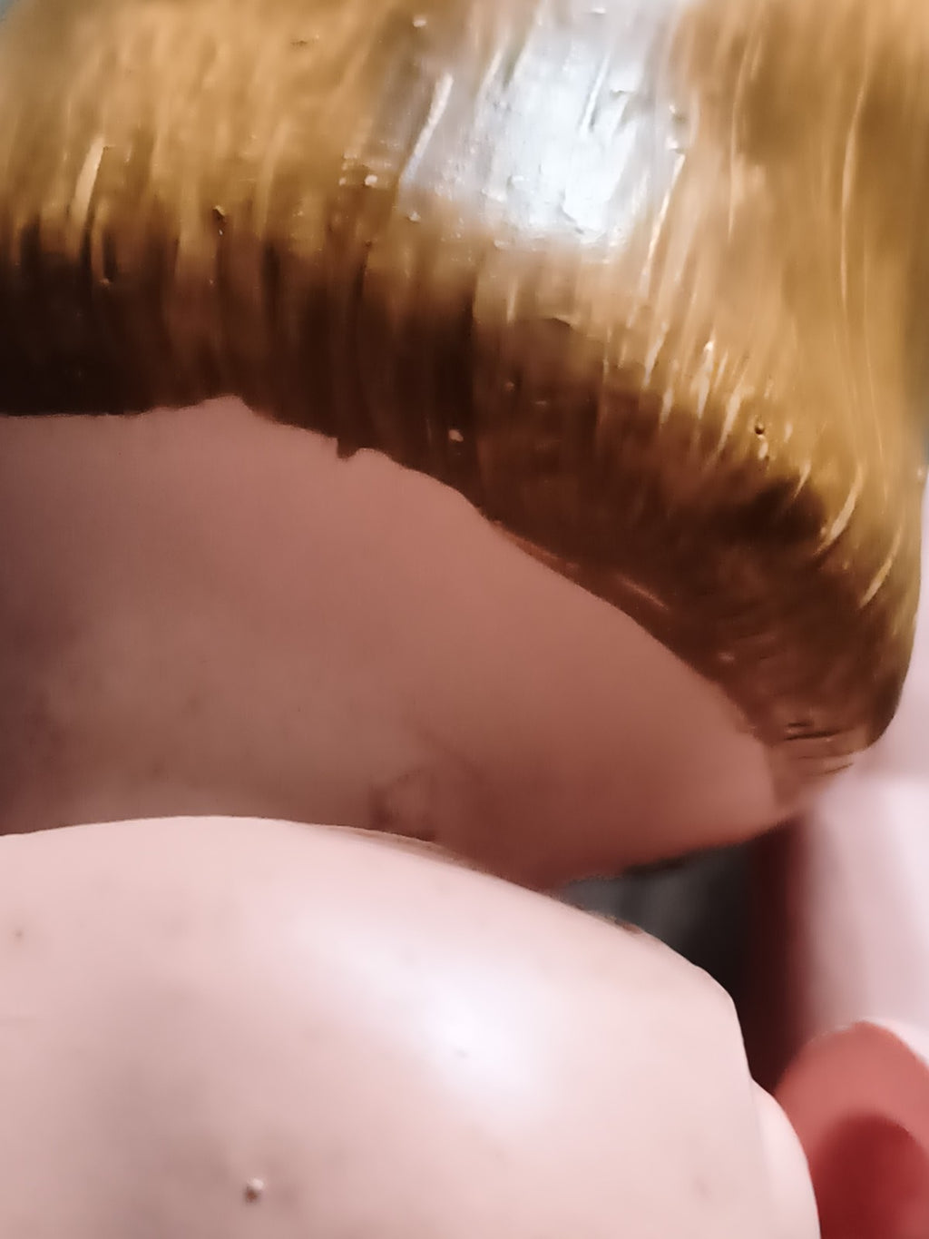 Poupée ancienne articulée visage peint yeux fixes vintage fille rétro
