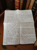 Lettre manuscrite ancienne 1943 Marseille Seconde Guerre mondiale Geneviève