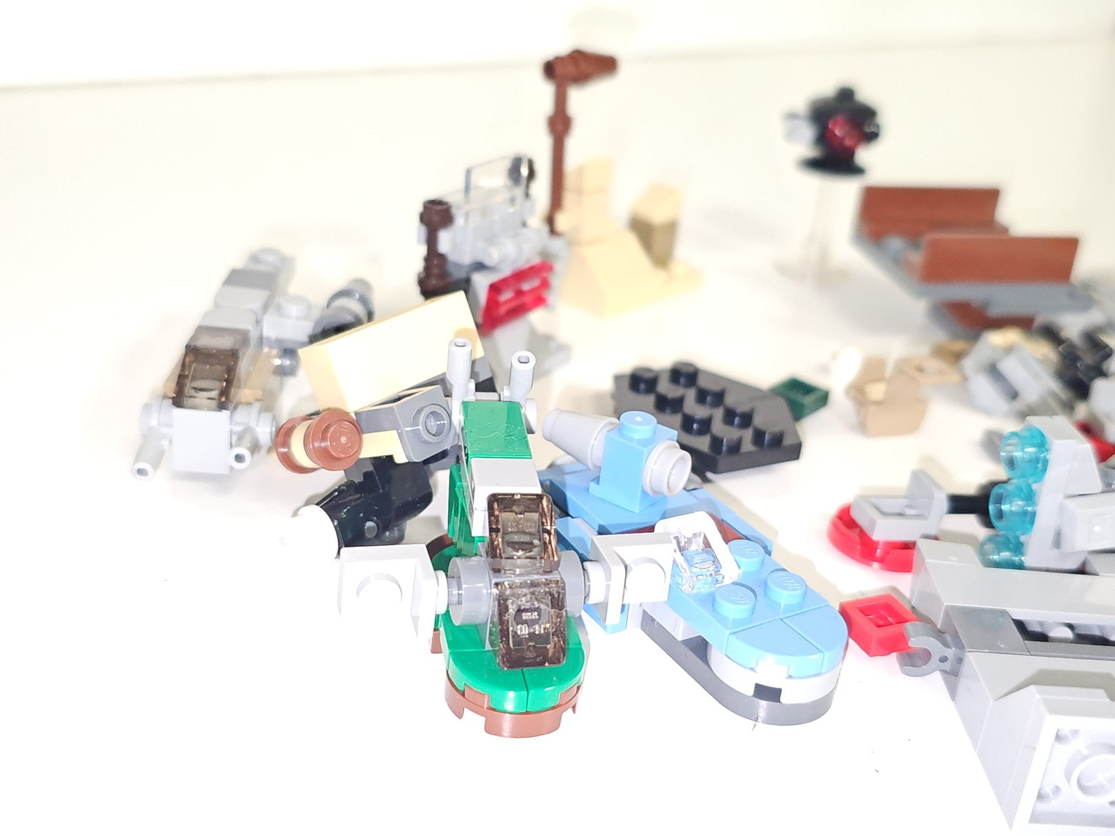 Petit lot Lego Star Wars et autres pièces Lego d'occasion, ensemble mixte comple