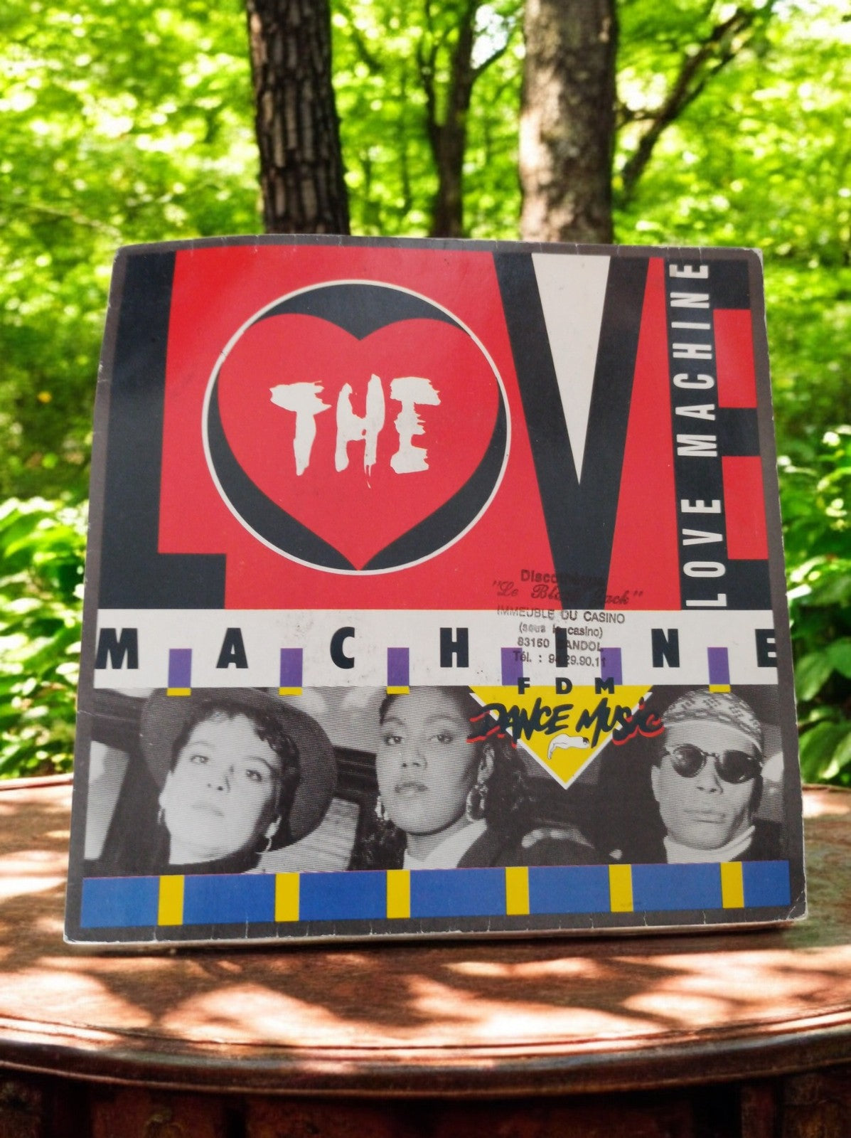 Vinyle 45 tours THE MACHINE Love Machine vintage années 80 FDM Dance Music