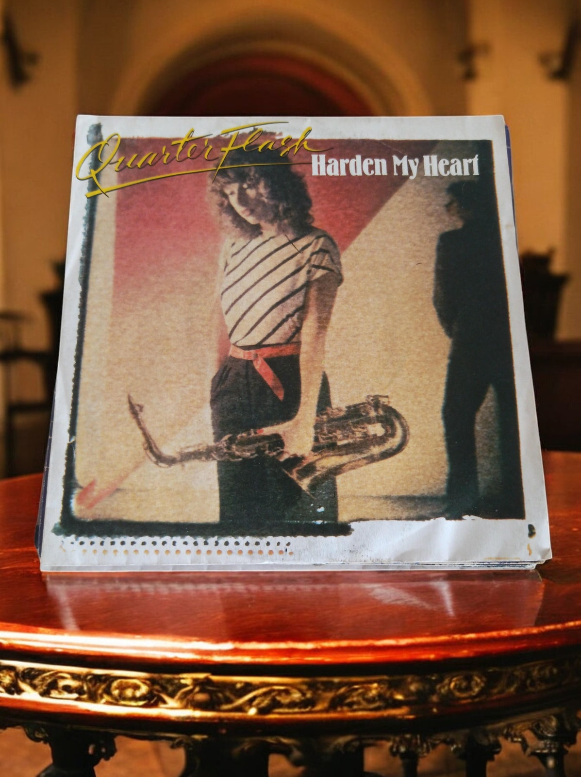 Vinyle Quarterflash "Harden My Heart" 45T LP - Rare Vintage Album Musique