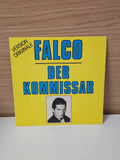 Vintage disque vinyle 45 tours Falco ancien rétro collection musique pop rock