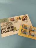 Lot timbres Australie rugby et célébration 2000, oblitérés et neufs, couleurs vi