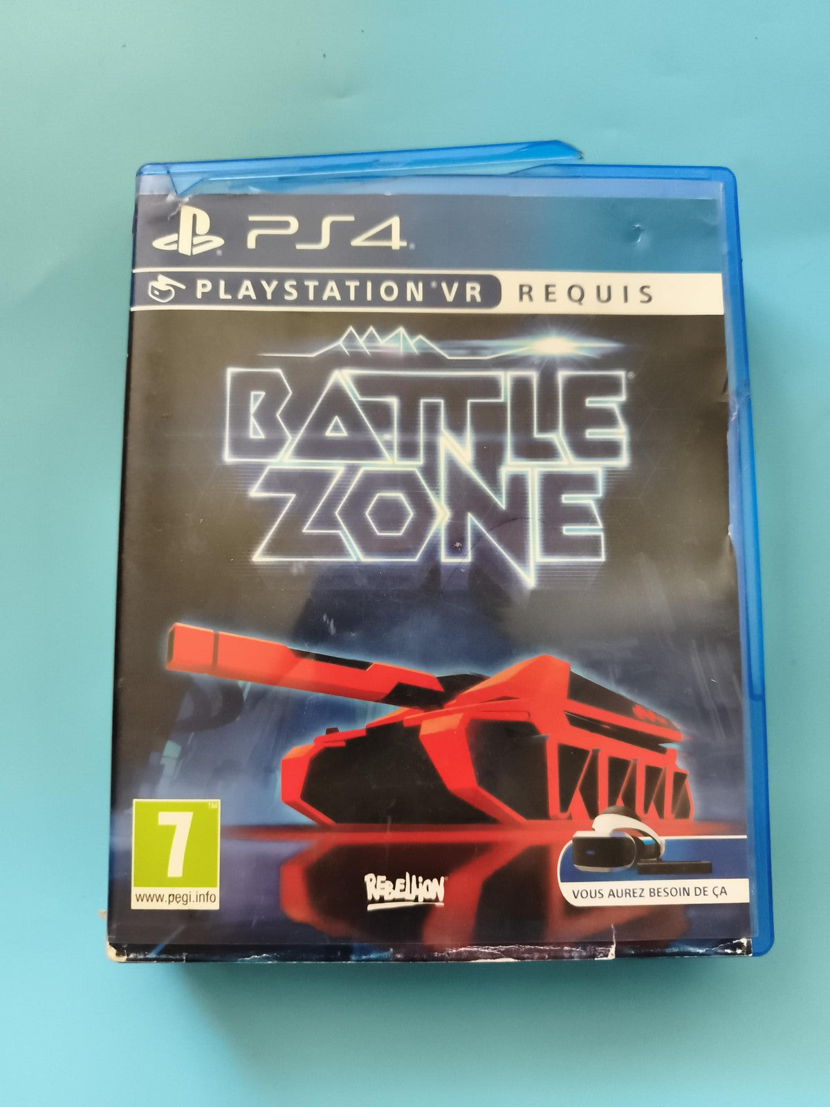 Jeu PS4 Battlezone Playstation VR Requis Rebellion PEGI 7 édition française