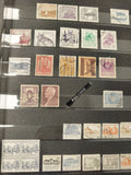 Lot anciens timbres oblitérés Pologne Polska collection philatélie vintage