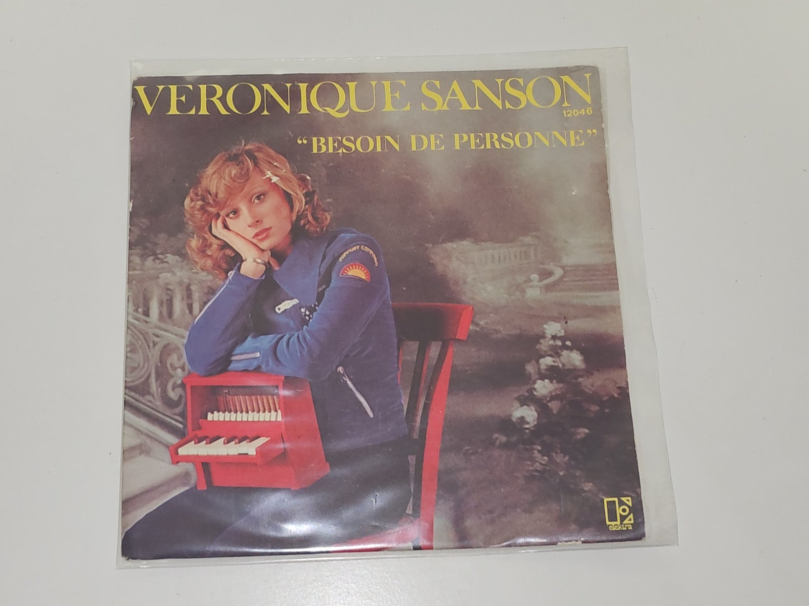 Vintage 45 tours ancien vinyle Véronique Sanson rétro collection chanson françai