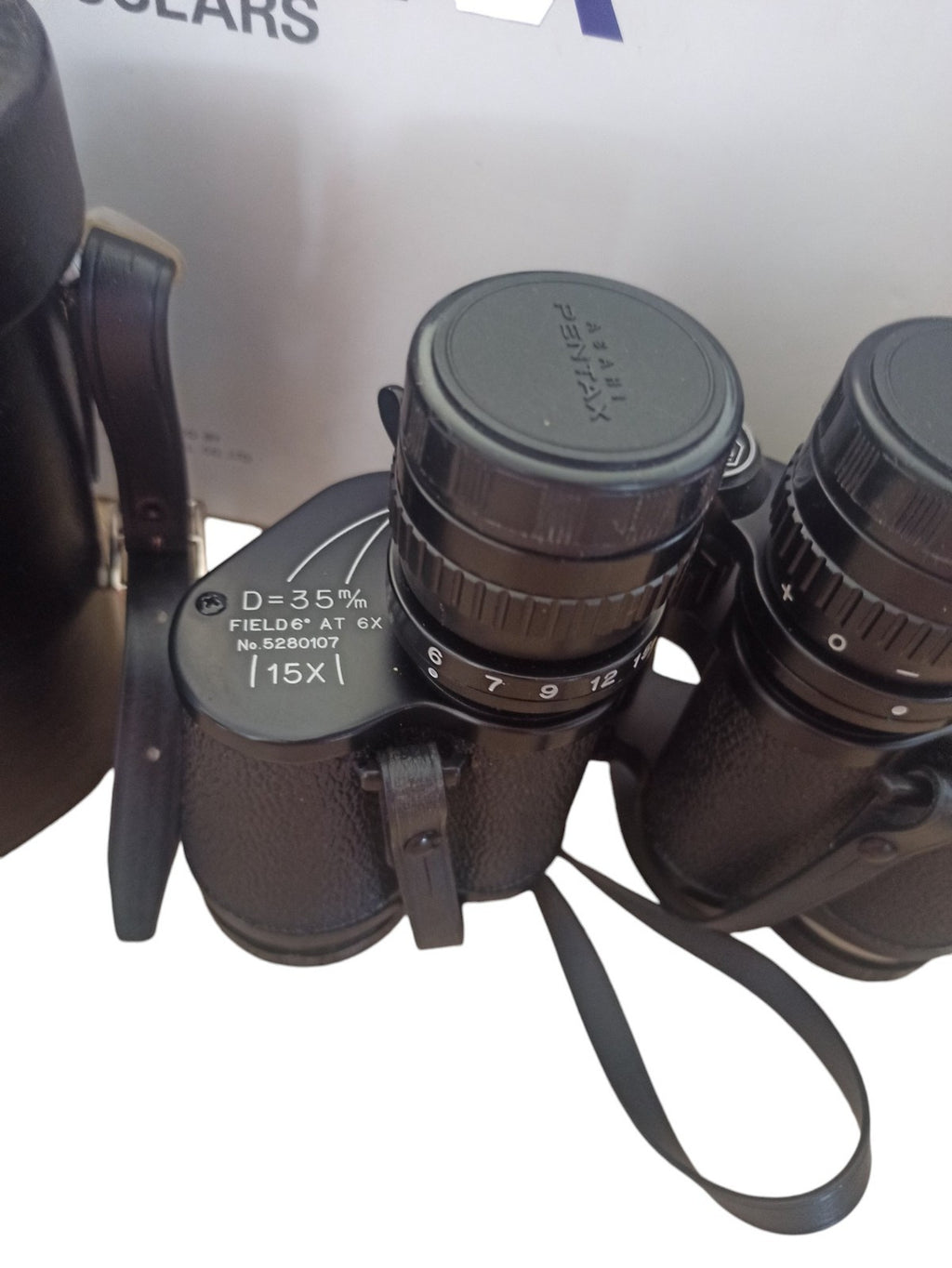 Jumelles Asahi Pentax vintage avec étui et boîte d’origine binoculaires rétro