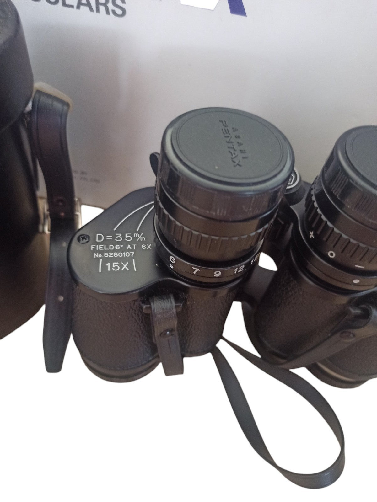 Jumelles Asahi Pentax vintage avec étui et boîte d’origine binoculaires rétro