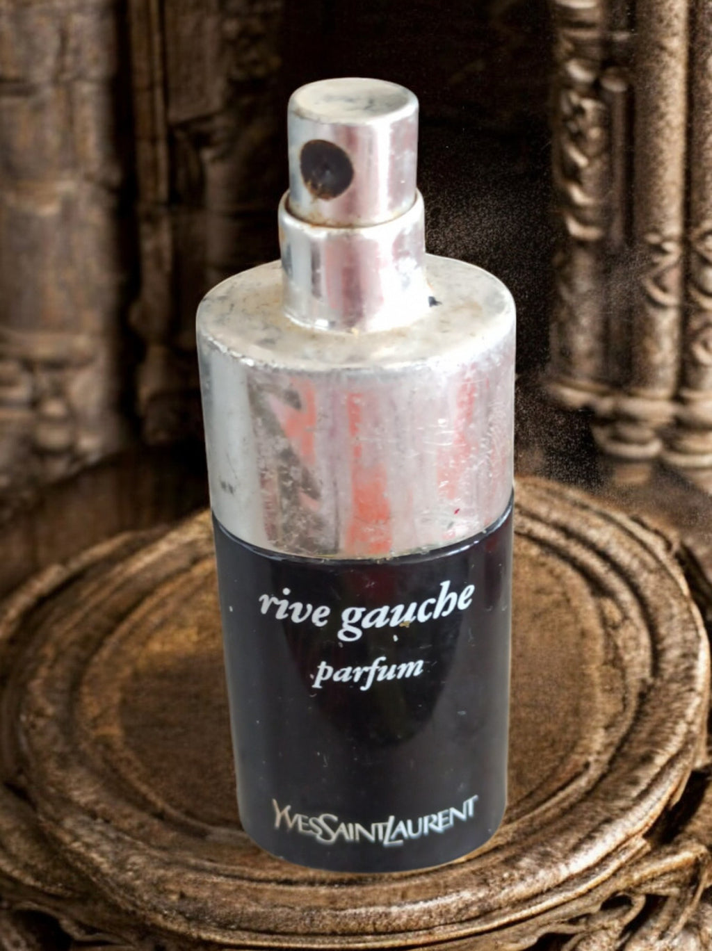 ** Flacon parfum vintage factice en verre soufflé