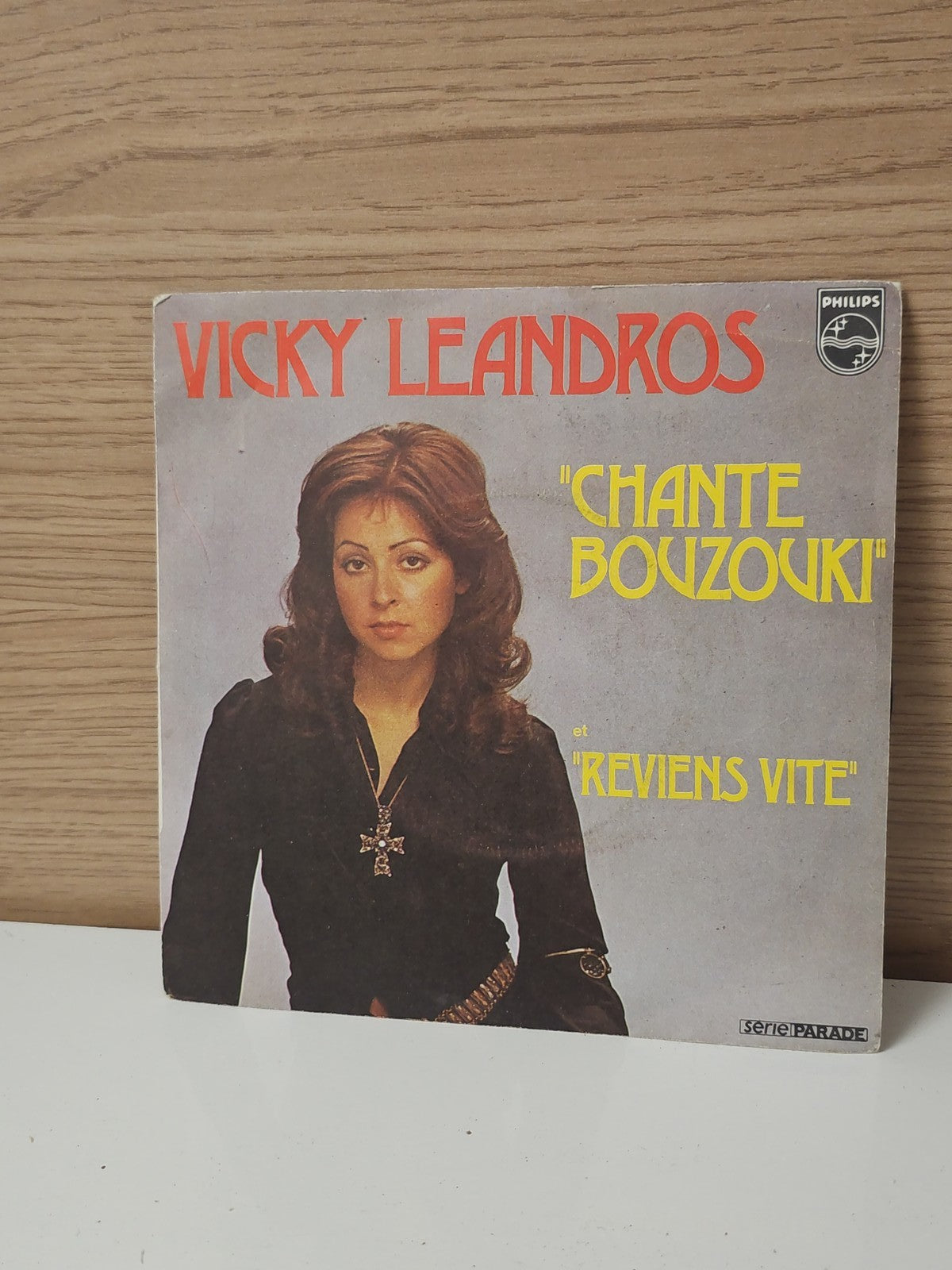 Vinyle 45 tours ancien Vicky Leandros rétro ? disque collection vintage années 7