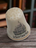 Dé à coudre ancien Le Sacré-Cœur Paris vintage rétro souvenir couture déco