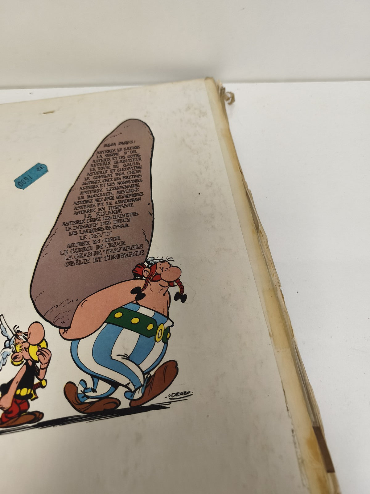 Ancien album BD Astérix Gladiateur 1978 vintage édition, collection rétro rare