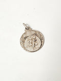 Médaille ancienne vintage en métal argenté course athlétisme collection rétro dé