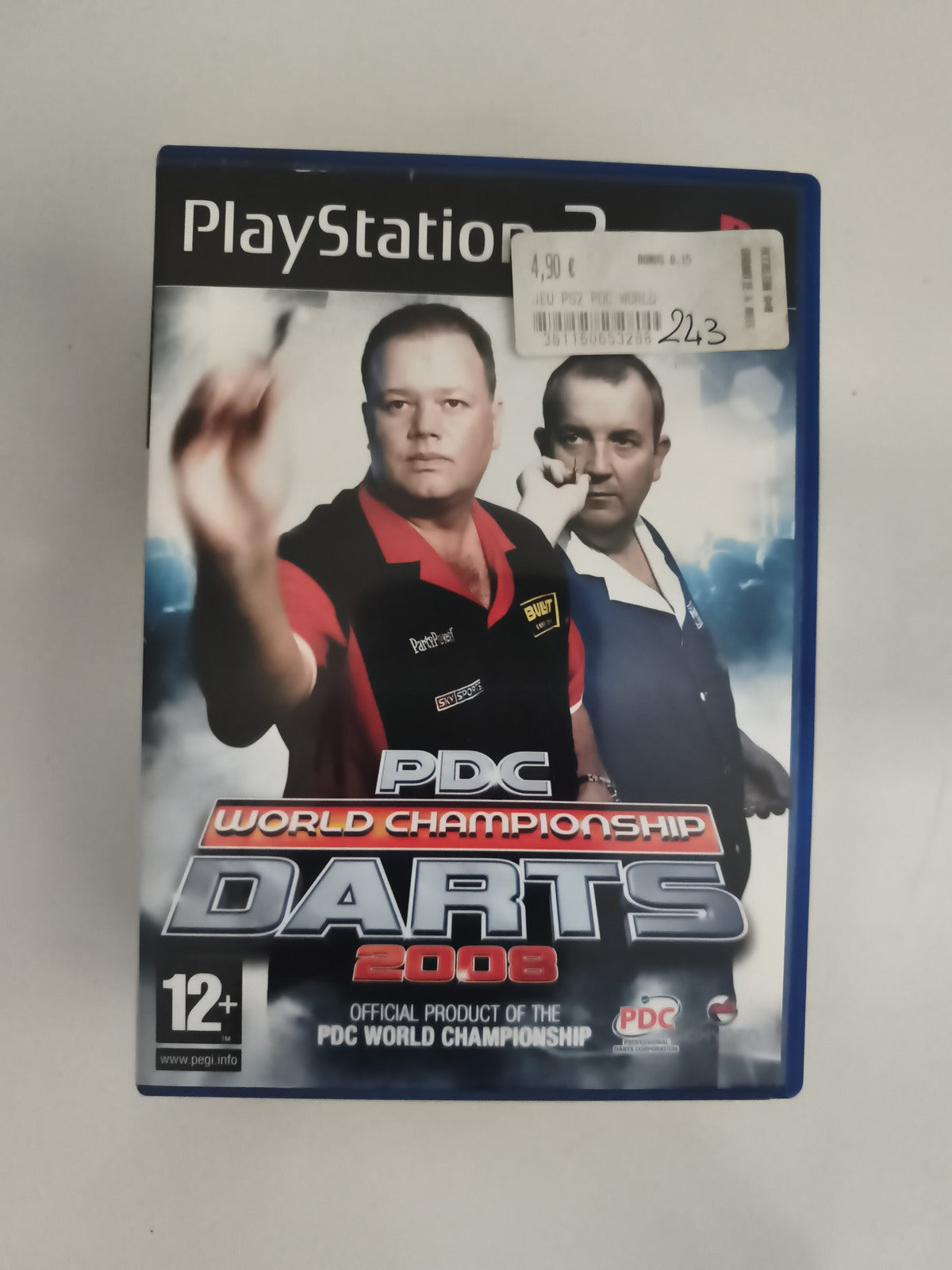 Jeu PS3 PDC World Championship Darts 2008 PlayStation sans notice