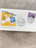 Enveloppe premier jour Exposition Philatélique Européenne Vittel 1963, timbre Eu